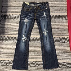 Distressed Blue Women's Jeans